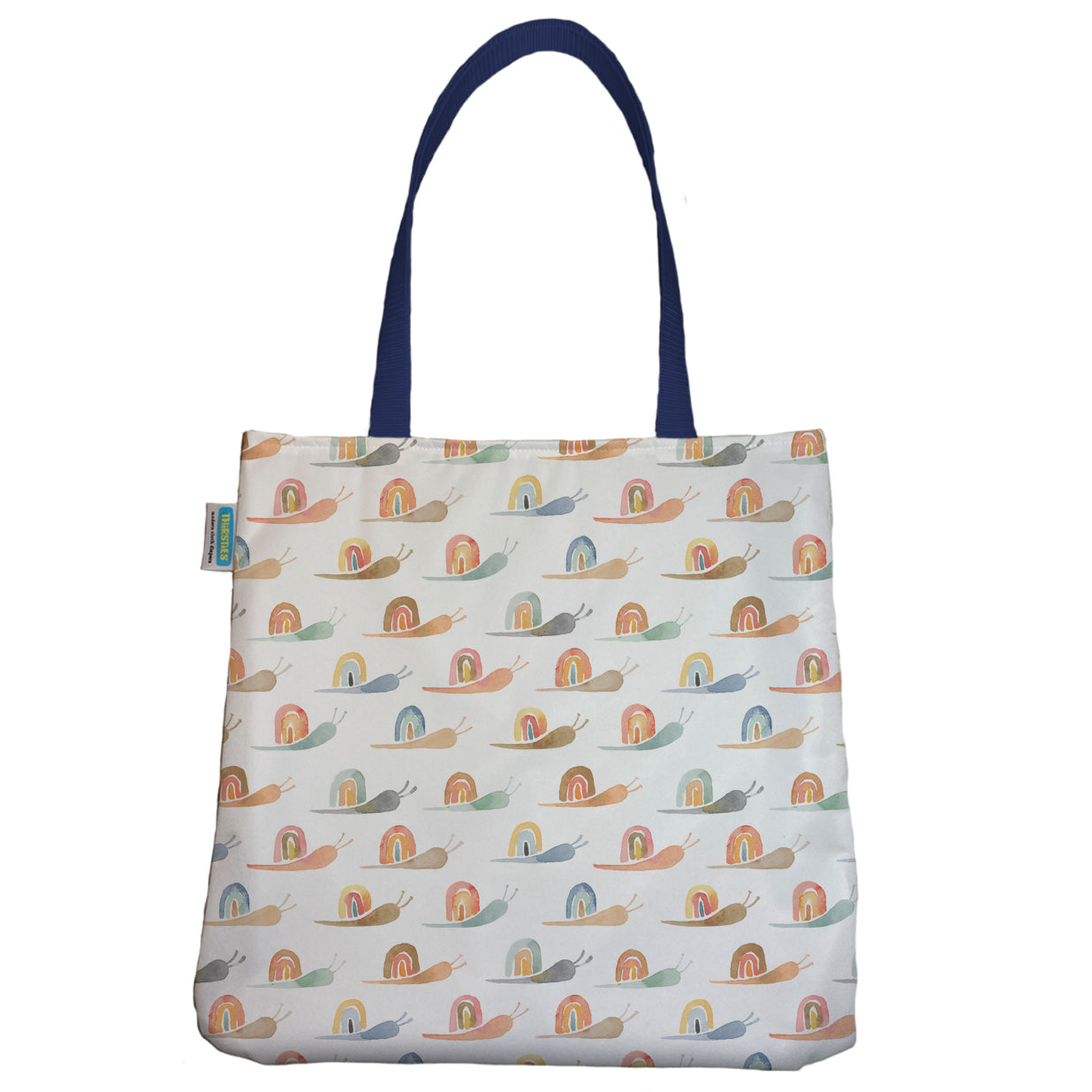 Outlet Simple Tote Bag - Rainbow Snail