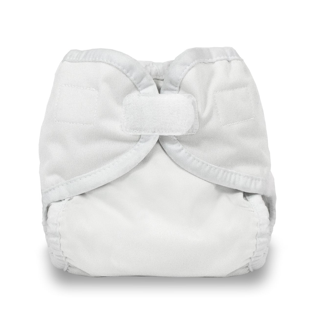 Image of Thirsties Diaper Cover Hook & Loop White X-Small