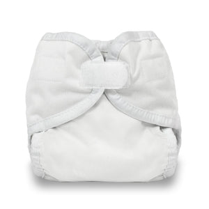 Image of Thirsties Diaper Cover Hook & Loop White X-Small